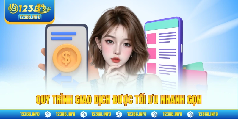 Quy trình giao dịch được tối ưu nhanh gọn